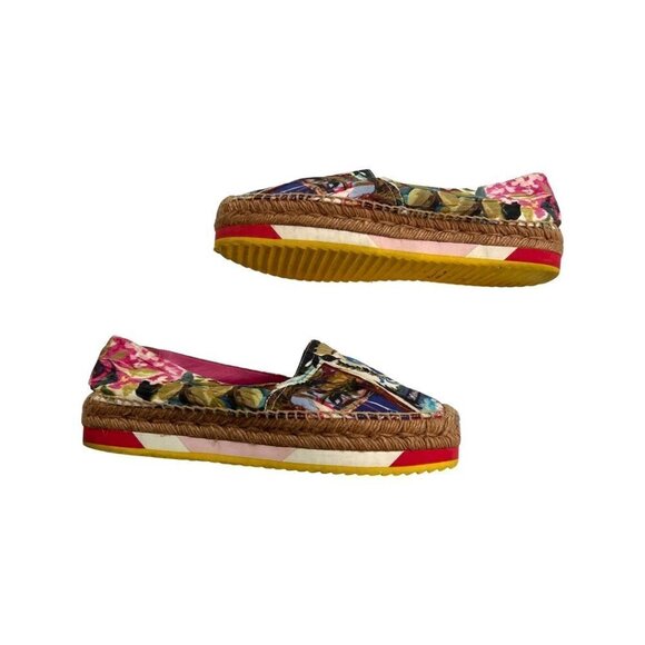Dolce & Gabbana Santa Margherita Ligure Print Espadrilles size 38 - Picture 2 of 7
